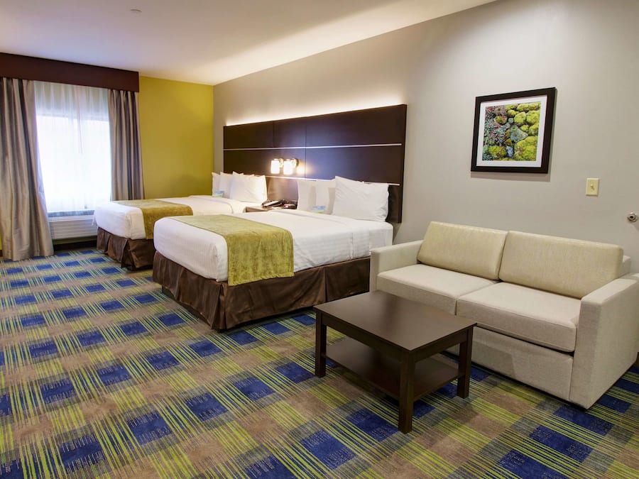 Studiosuite, 2 Queen-Betten, Nichtraucher | Bettwäsche aus ägyptischer Baumwolle, Daunenbettdecken, Pillowtop-Betten