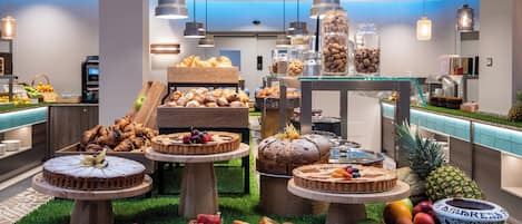 Daily buffet breakfast (EUR 14 per person)
