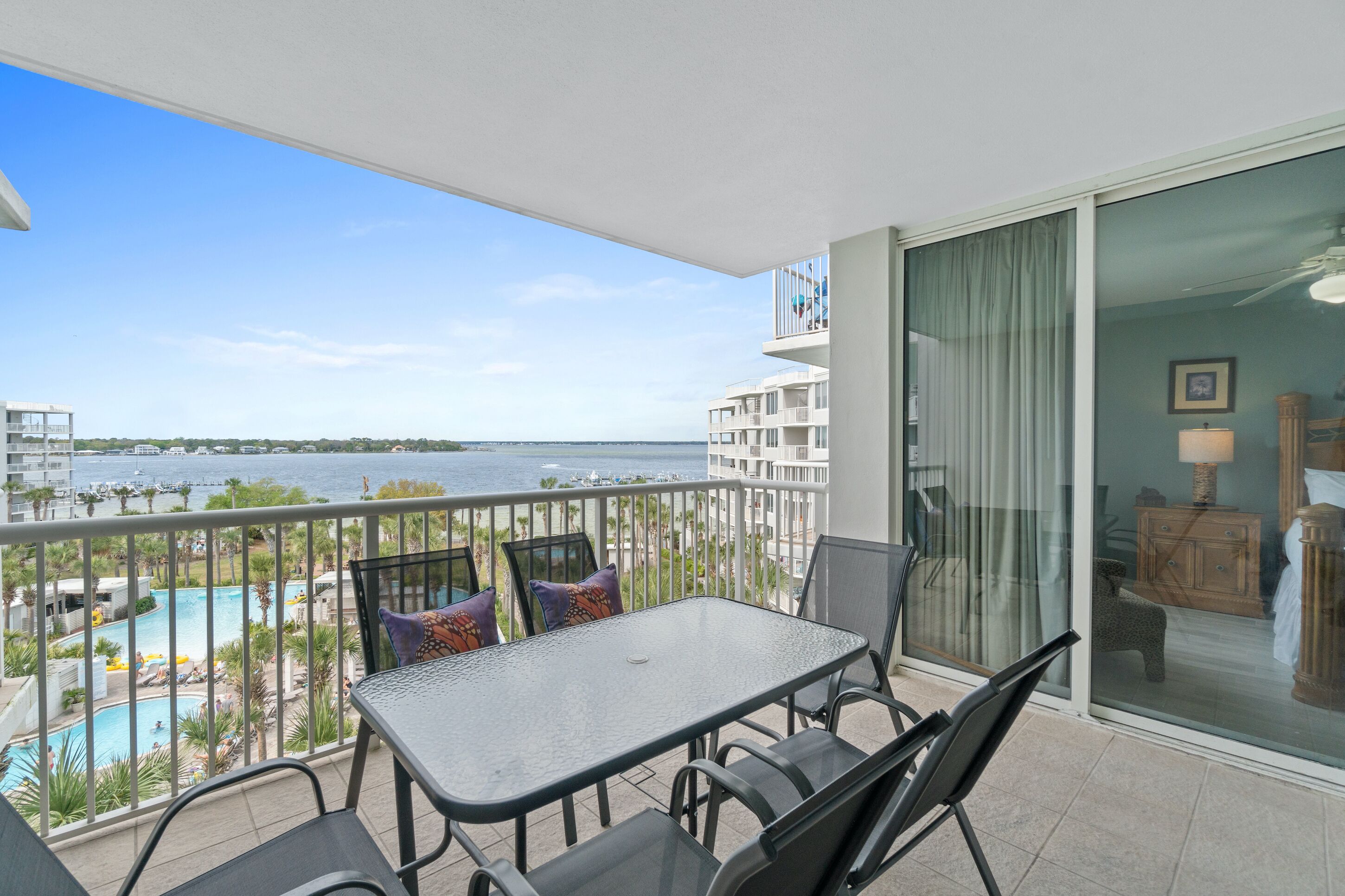 Lejlighed - 3 soveværelser - 2 badeværelser - havudsigt (Sandpiper 604) | Balkon