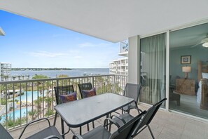 Lejlighed - 3 soveværelser - 2 badeværelser - havudsigt (Sandpiper 604) | Balkon