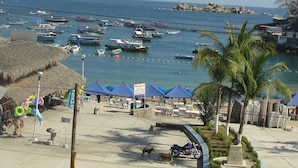 Bungalow, Sea View | Terrace/patio - Caleta View Hotel and Bungalows (Acapulco)
