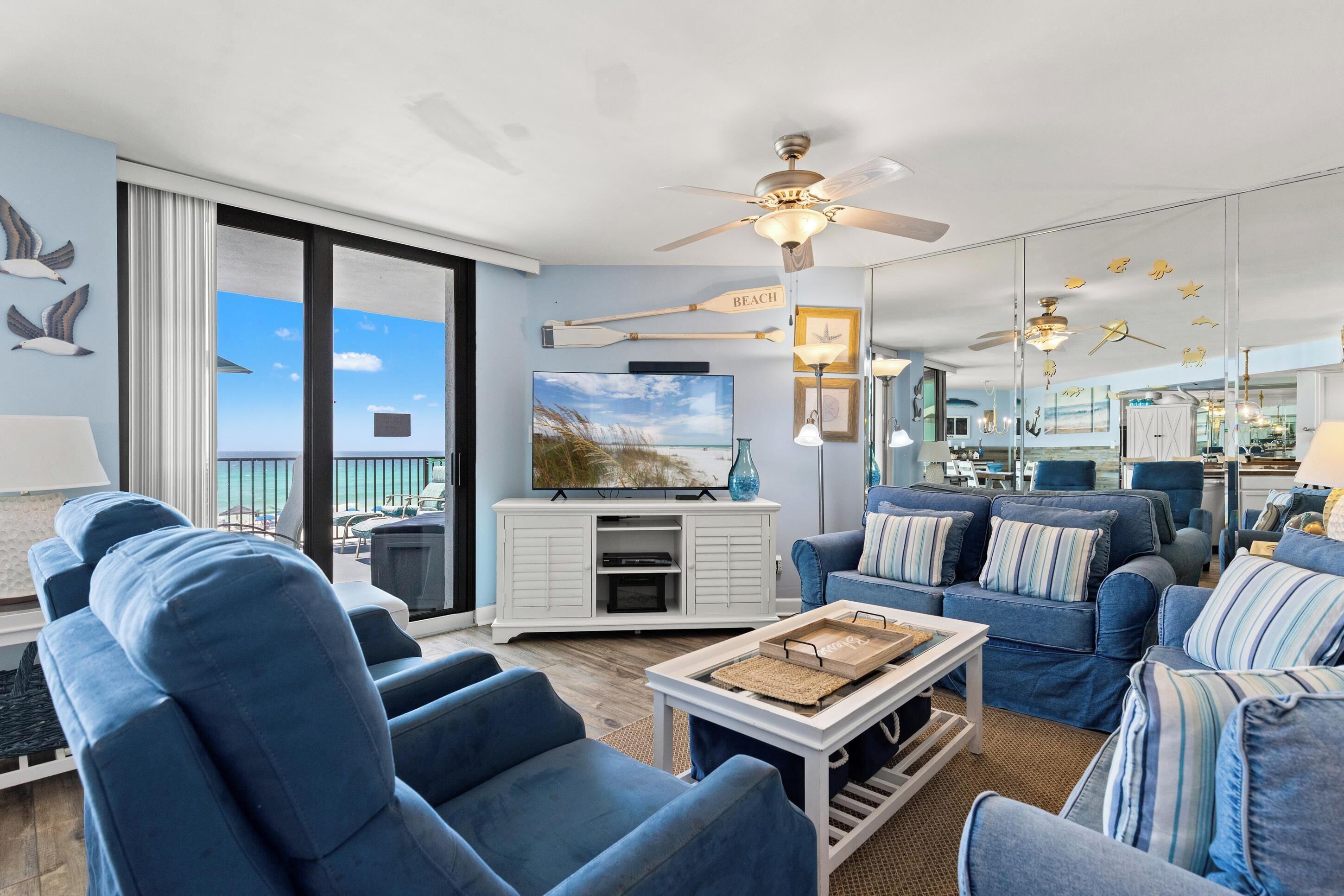 Condo, 2 Bedrooms, Ocean View (205E) | Living area | TV