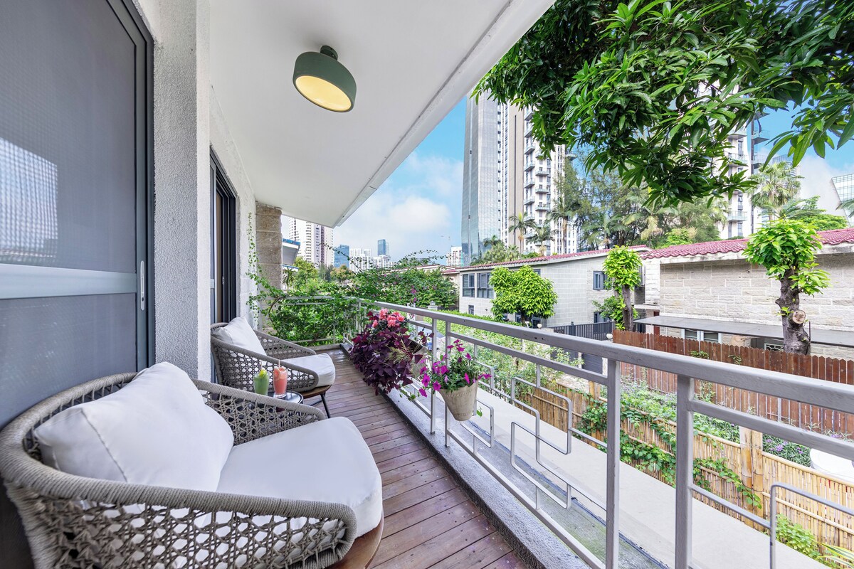 Senior-Doppelzimmer, 1 Schlafzimmer, Balkon, Stadtblick | Blick auf die Stadt