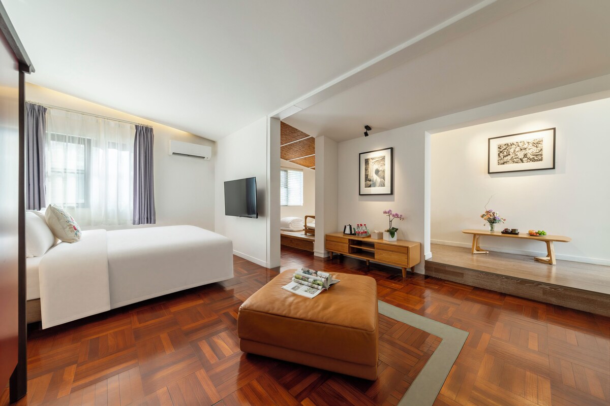 Familien-Dreibettzimmer, 2 Schlafzimmer, Nichtraucher, Balkon
