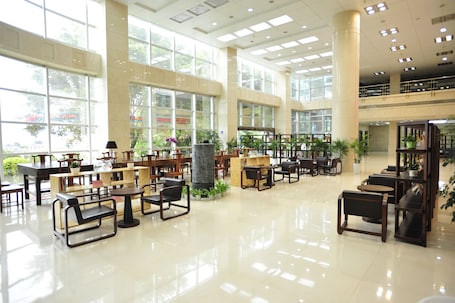 Sala de estar en el lobby