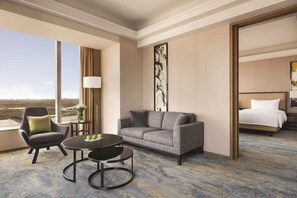 Executive Suite, 1 King Bed, River View | Minibar, in-room safe, desk, laptop workspace