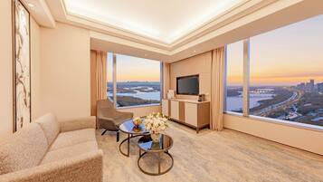 Suite Exécutive, 1 trÚs grand lit, vue fleuve | Salle de bain