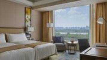 Minibar, in-room safe, desk, laptop workspace