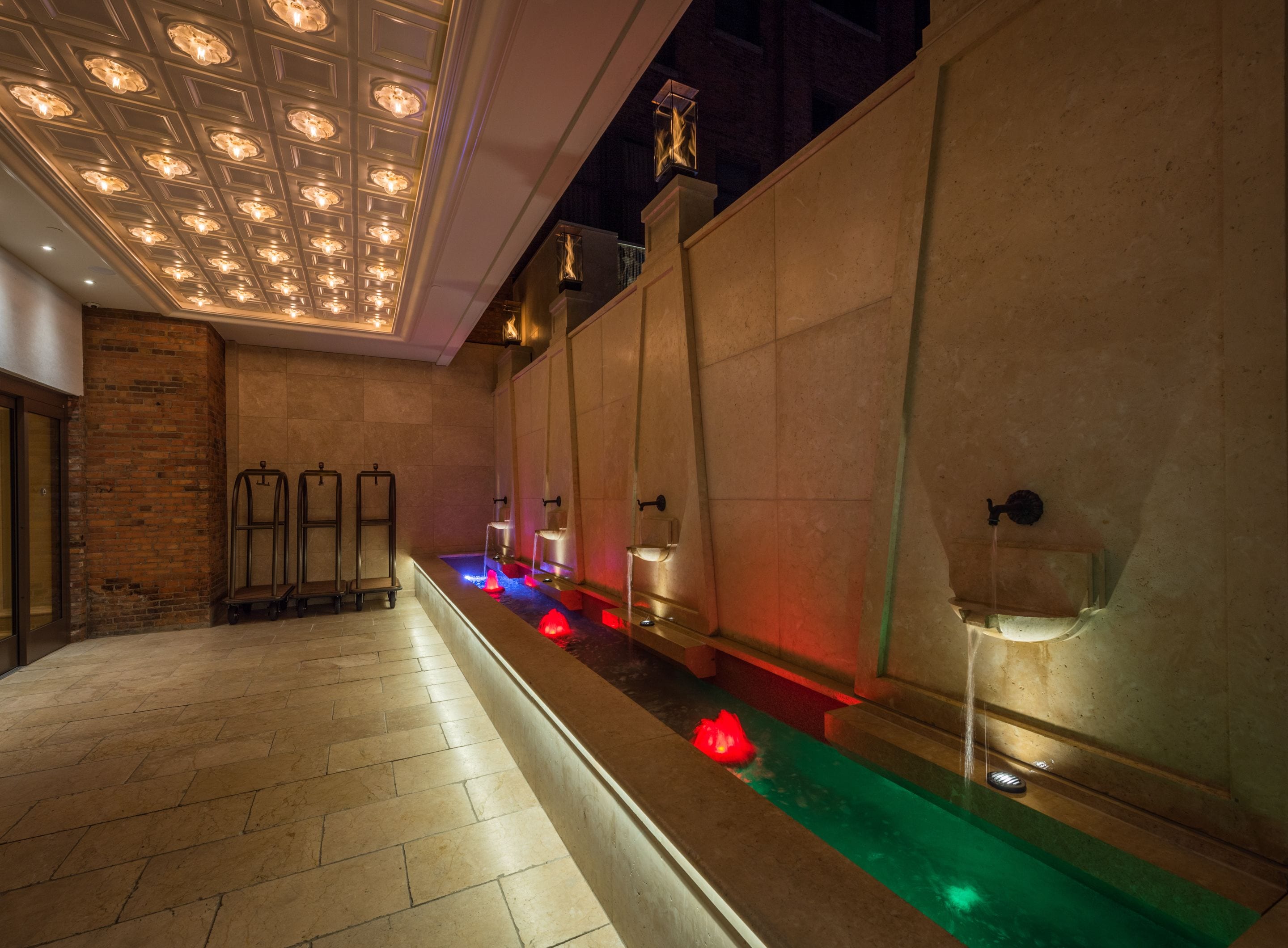 front of property – evening/night