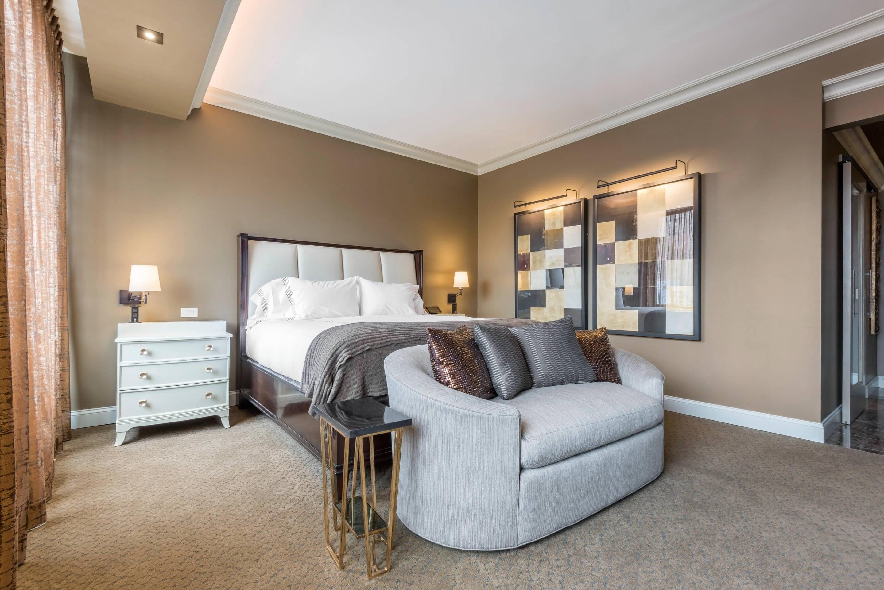 Frette Italian sheets, premium bedding, pillowtop beds