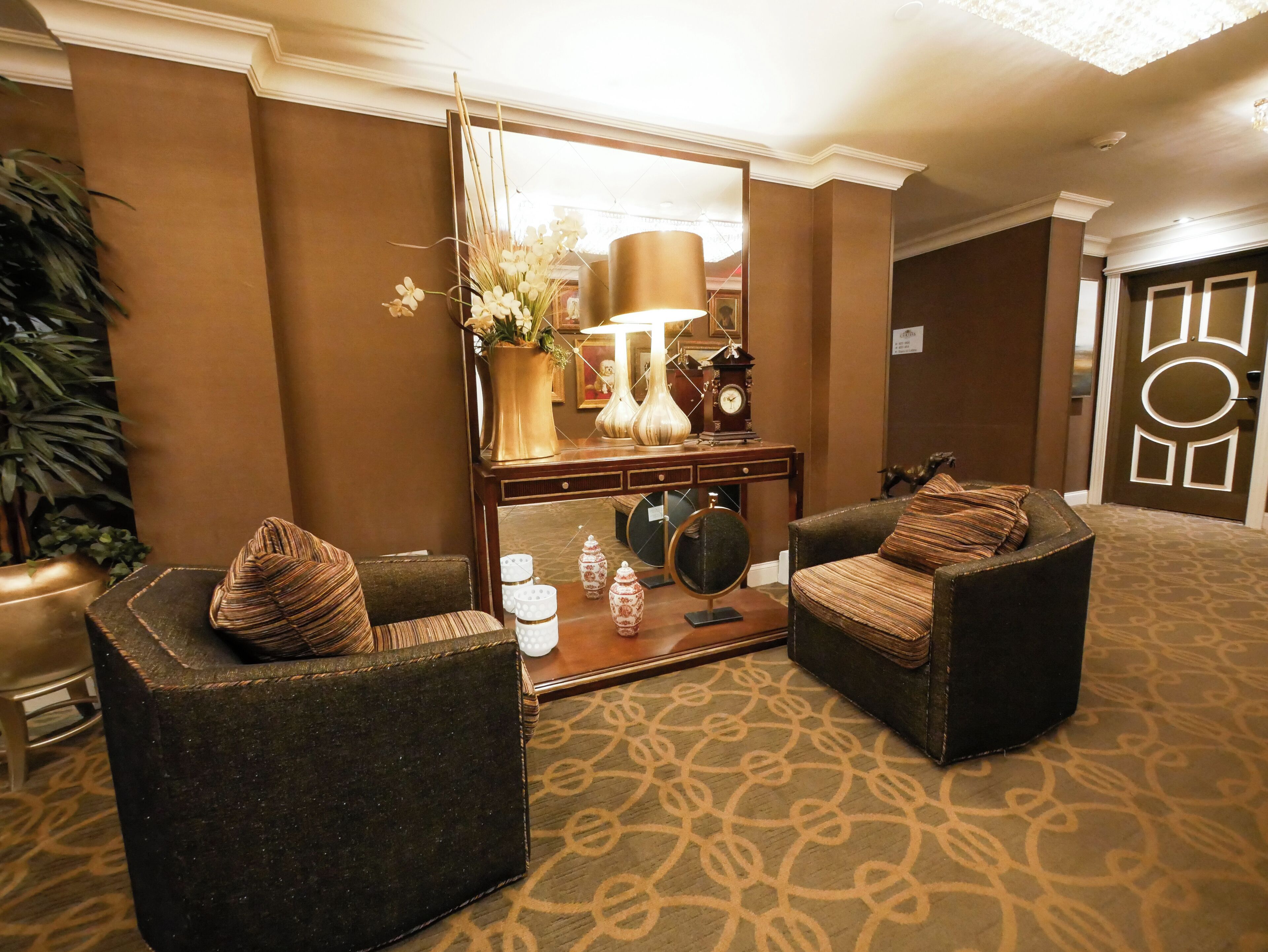 Lobby sitting area