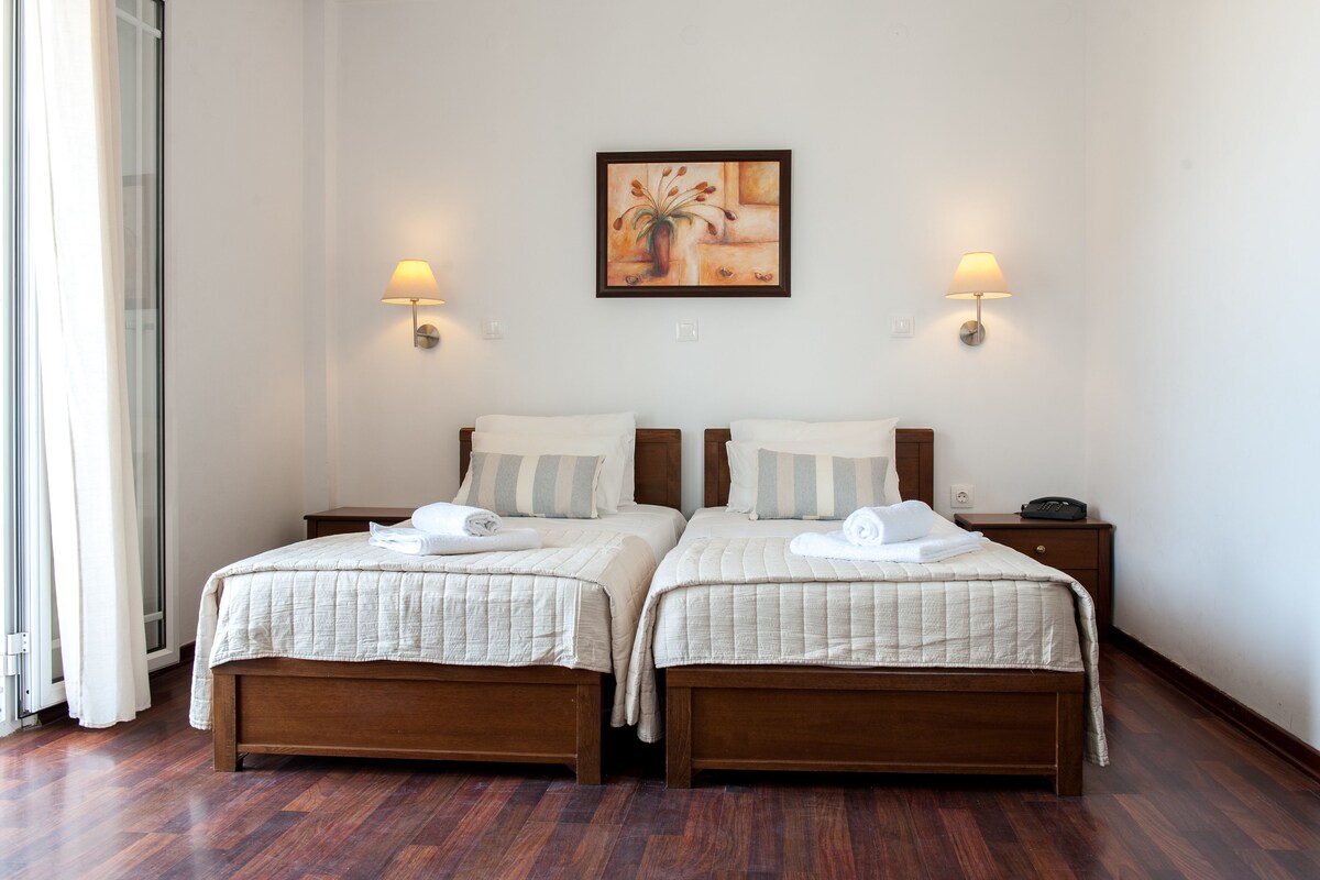 Standard-Zweibettzimmer, 2 Einzelbetten, Meerblick