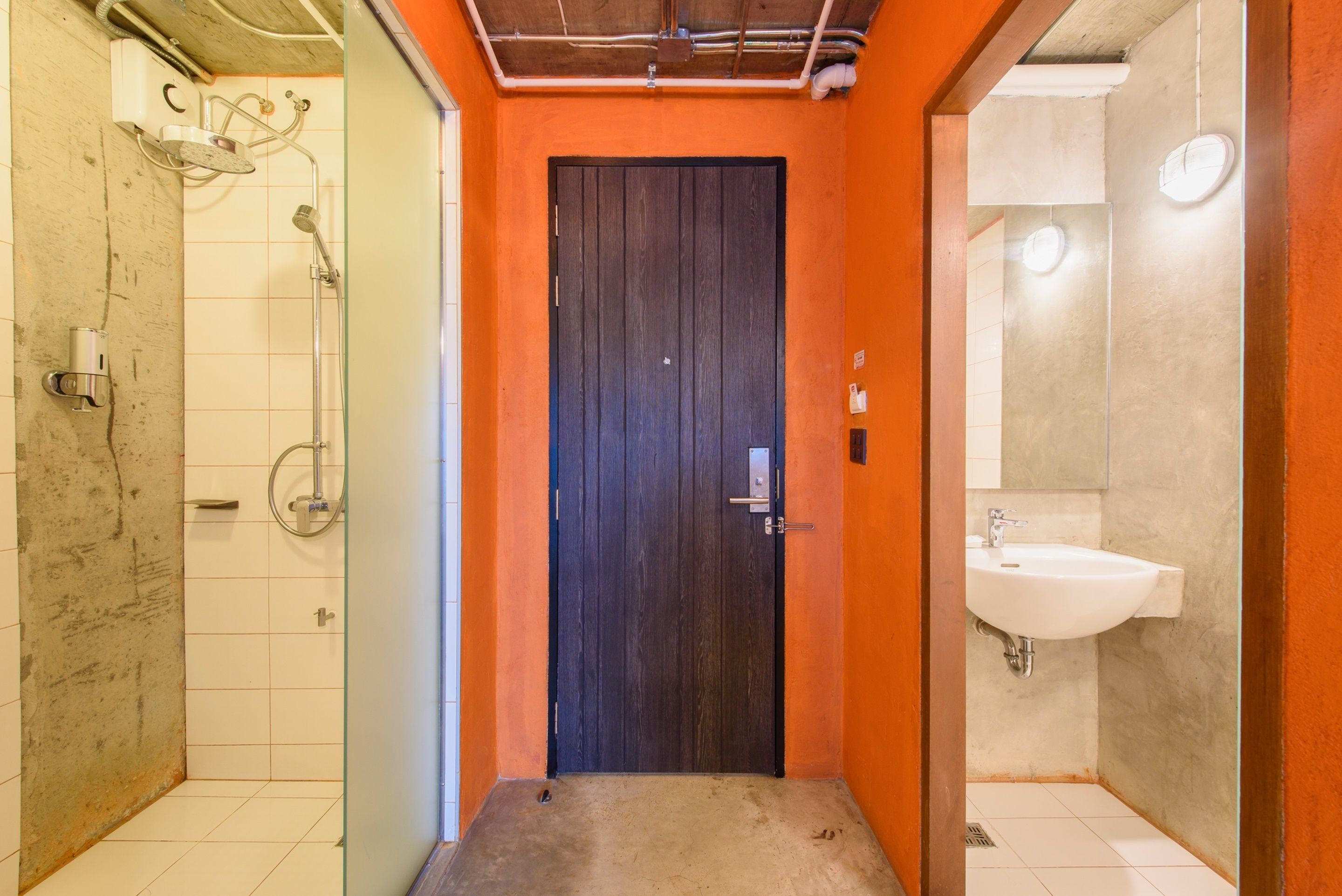 shower, free toiletries, hair dryer, bathrobes