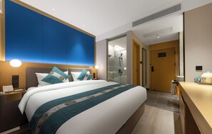 Kamar Double Superior, Bebas Asap Rokok, pemandangan kota | Busa memori, meja kerja, tirai kedap cahaya, dan kedap suara