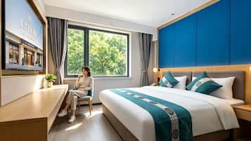 Superior Double Room, Non Smoking, City View | Hypo-allergenic bedding available, down comforters, memory foam beds