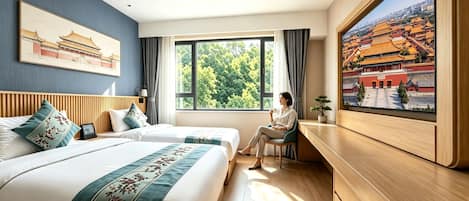 City tvåbäddsrum | Allergitestade sängkläder, duntäcken och memory foam-madrasser