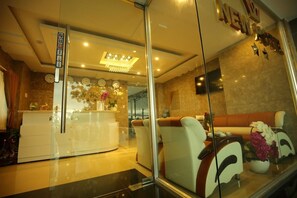 숙박 시설 입구