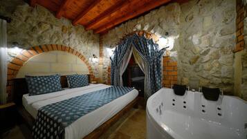 HABIB AGA Deluxe Stone Room with Valley View | Premium bedding, Tempur-Pedic beds, individually decorated