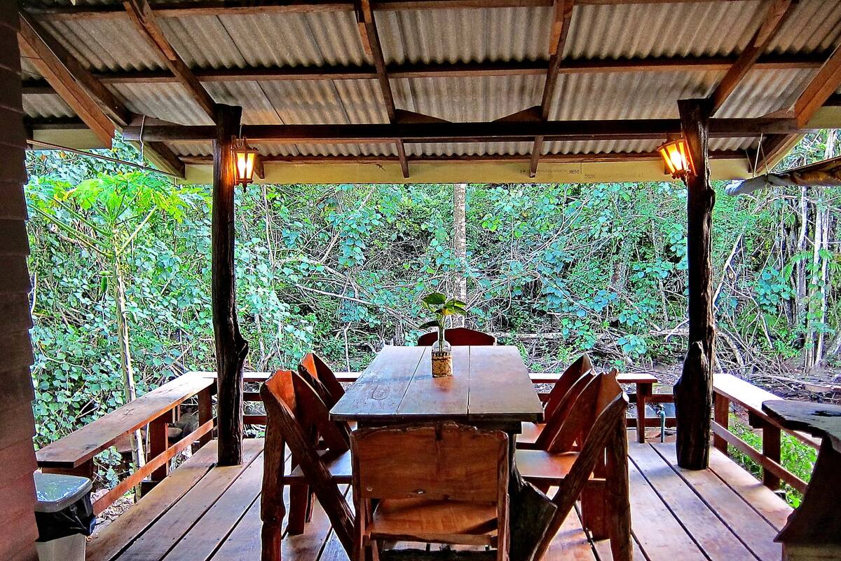 Twin house A | 1 bilik tidur, meja, katil lipat simpan/tambahan, Wi-fi percuma 