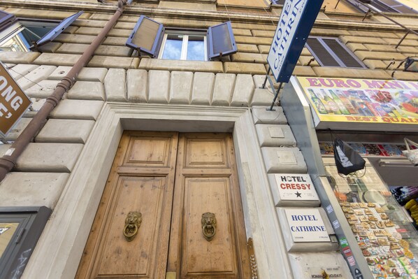 Façade de l’hébergement