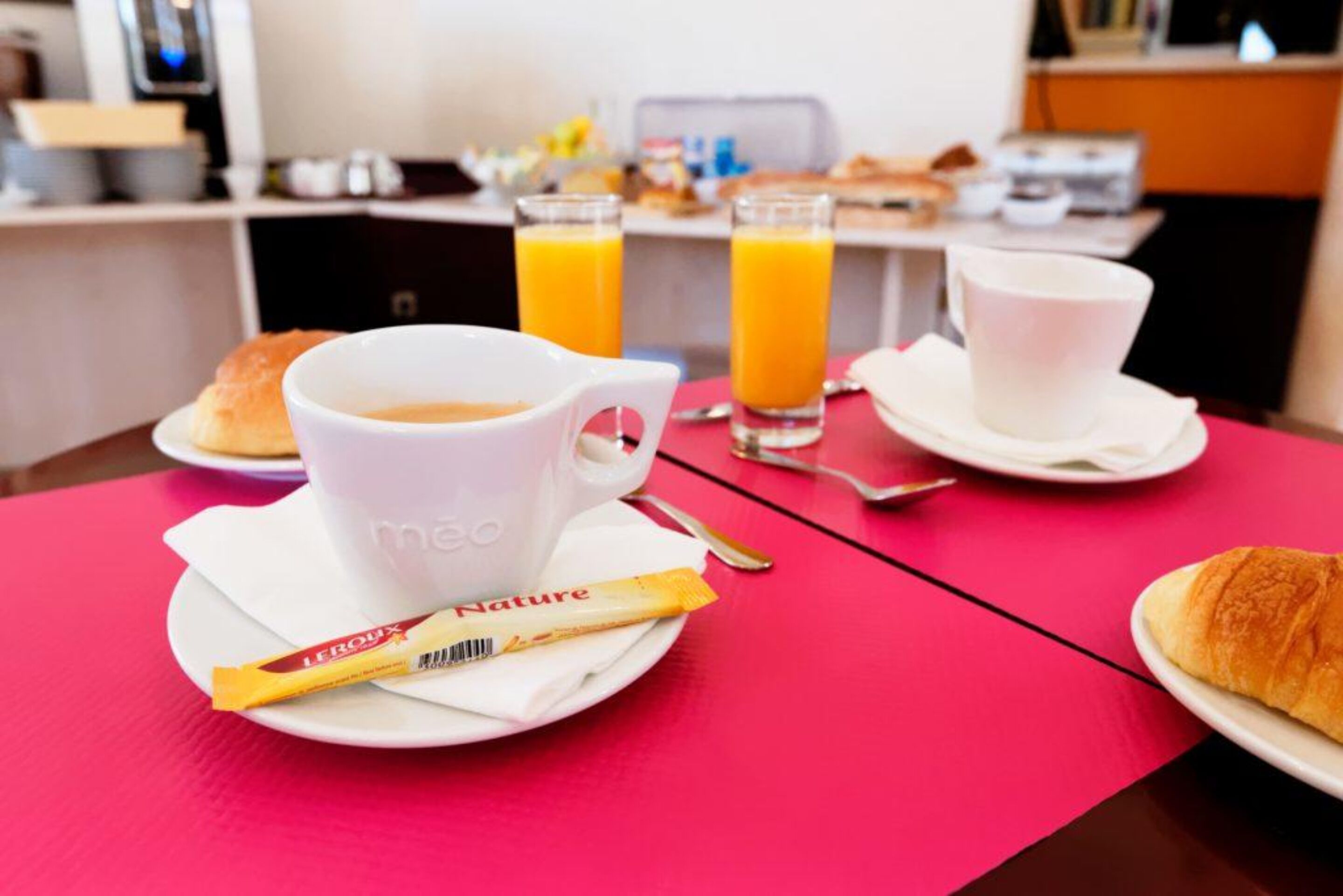 daily buffet breakfast (eur 15 per person)