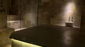 Baño turco/hammam, 2 salas de tratamiento, manicura y pedicura, masajes