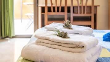 Desk, blackout drapes, cribs/infant beds, rollaway beds