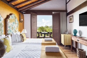 家庭套房, 无烟房, 空调 | 迷你吧、床单