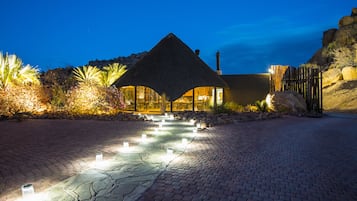 Front of property - evening/night