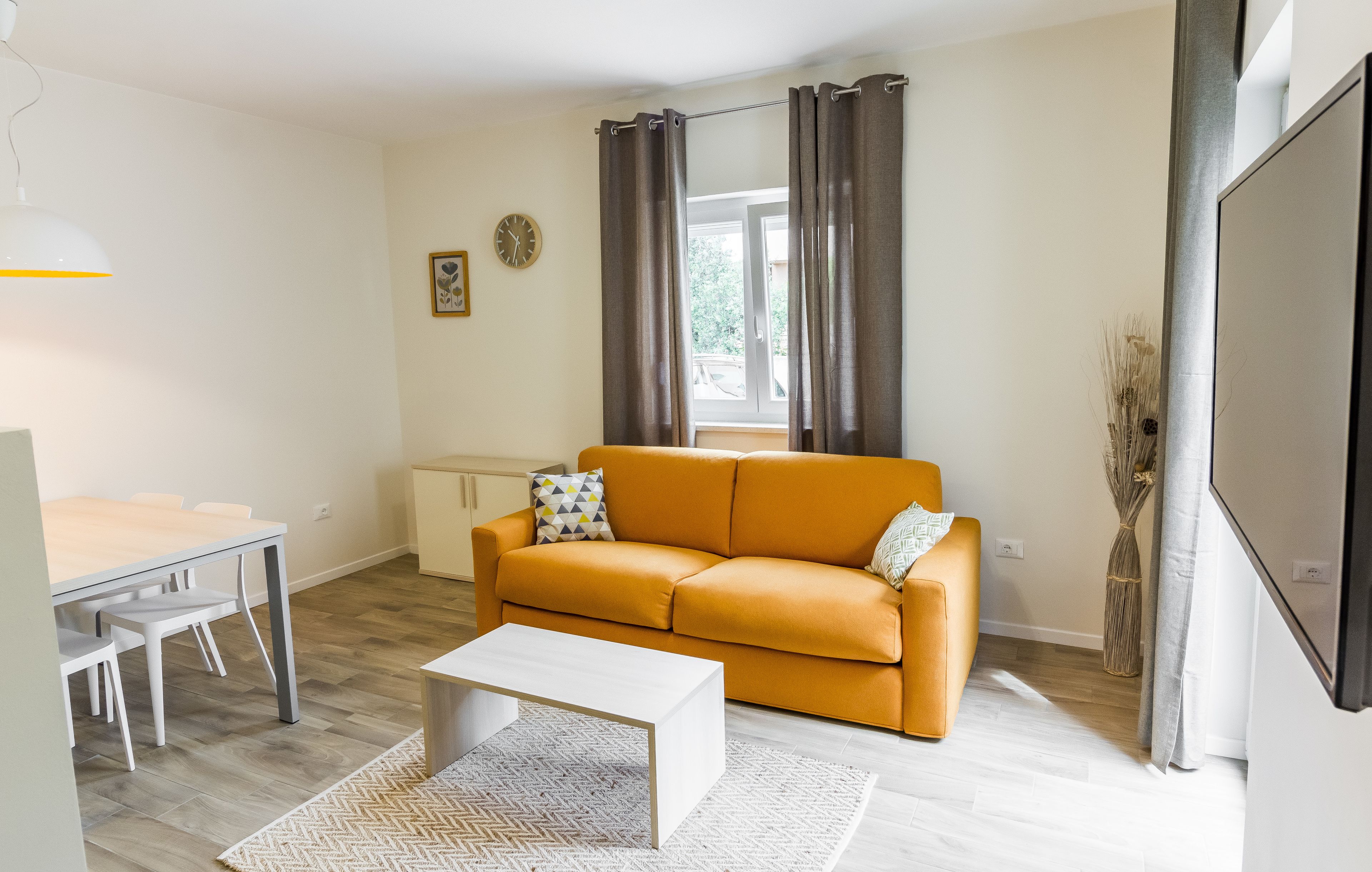 Appartement, 1 chambre, terrasse, rez-de-chaussée | Salle de séjour
