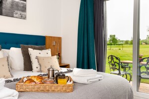 Luxury Double or Twin Room, Patio, Golf View | 1 bedroom, premium bedding, desk, soundproofing