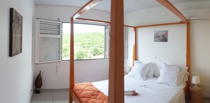 1 bedroom, premium bedding, blackout curtains, iron/ironing board - Makare Lagoon Club (Le Vauclin)