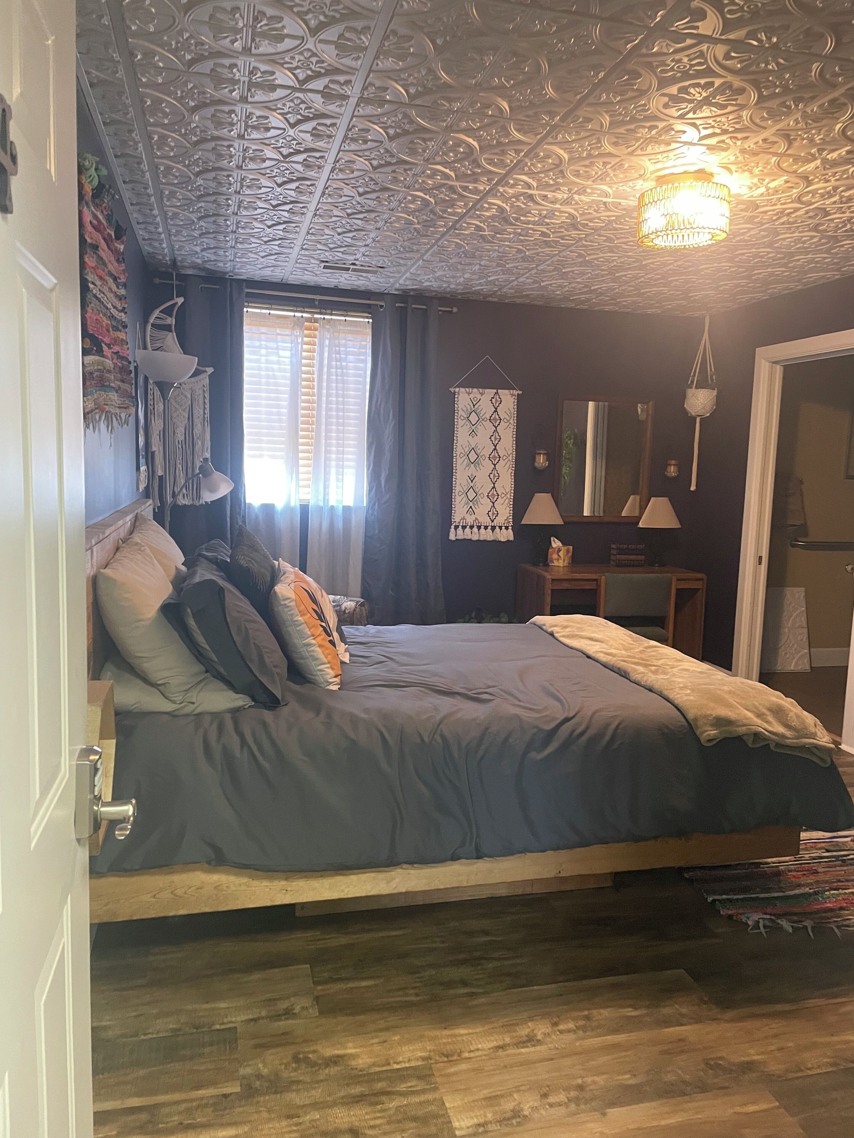 comfort room | premium bedding, desk, iron/ironing board, free cots/infant beds