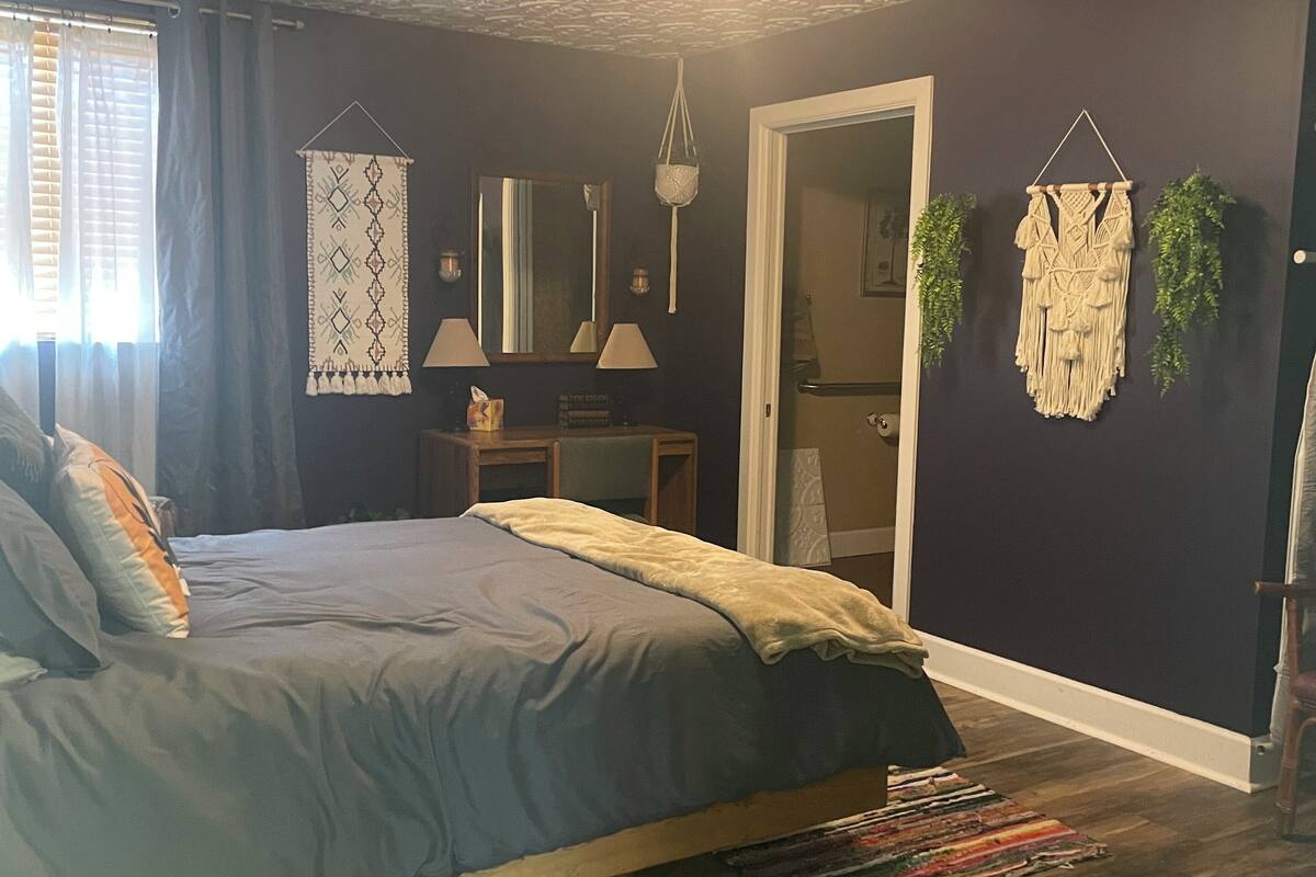 comfort room | premium bedding, desk, iron/ironing board, free cots/infant beds