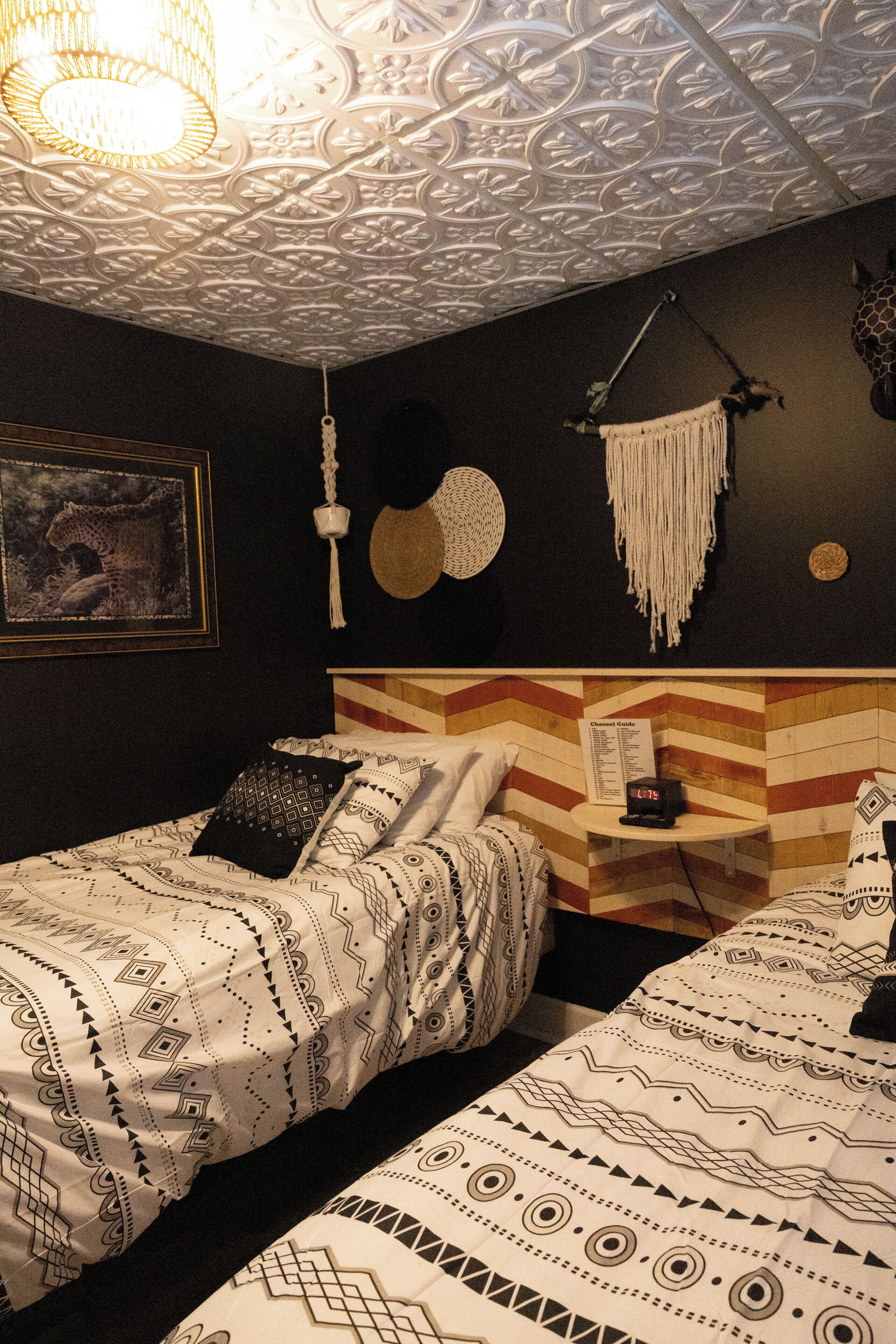 comfort room | premium bedding, desk, iron/ironing board, free cots/infant beds