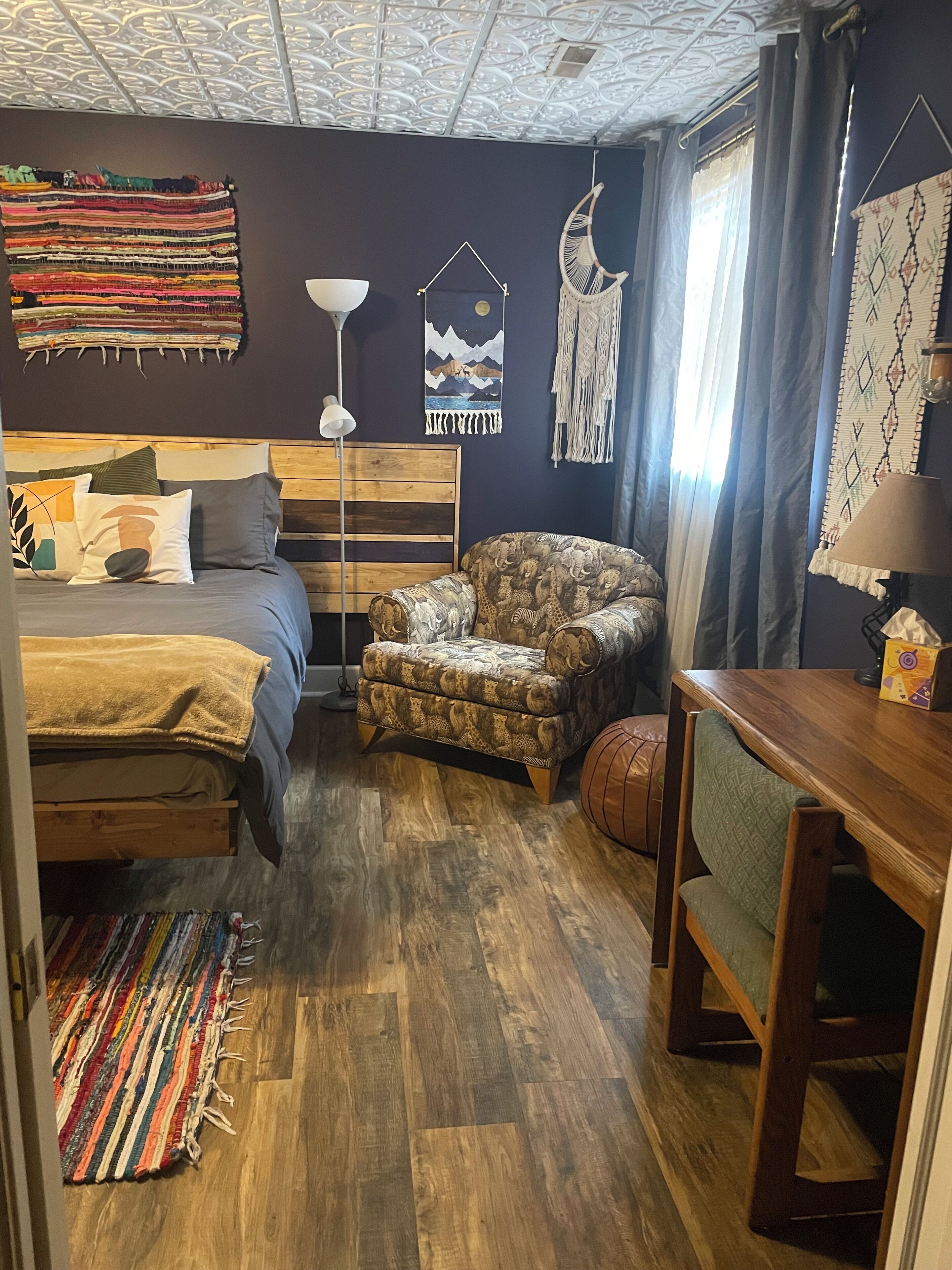 comfort room | premium bedding, desk, iron/ironing board, free cots/infant beds