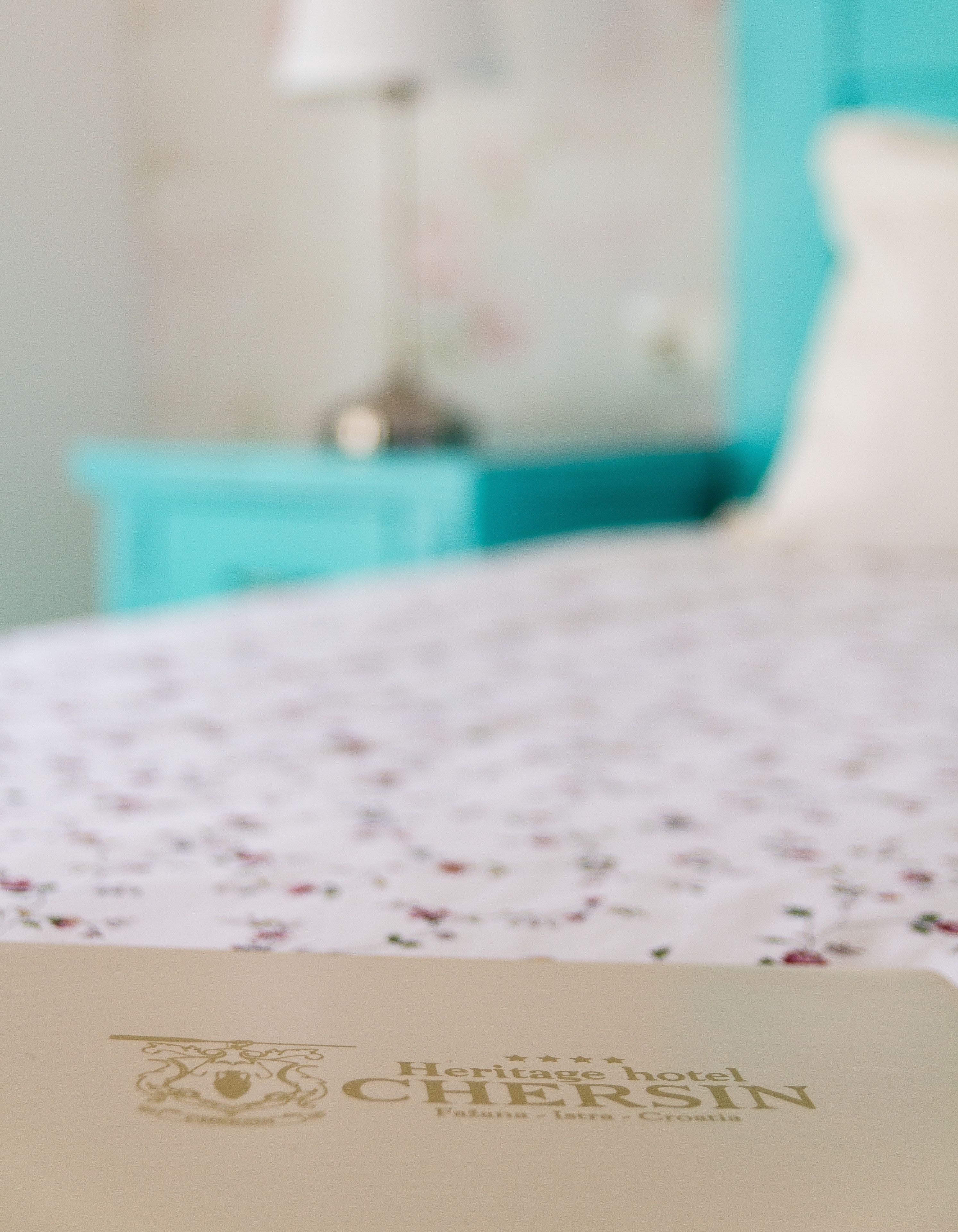 A hotel brochure with the name "Heritage Hotel CHERSON" and location "Fazana - Litra - Croatia".