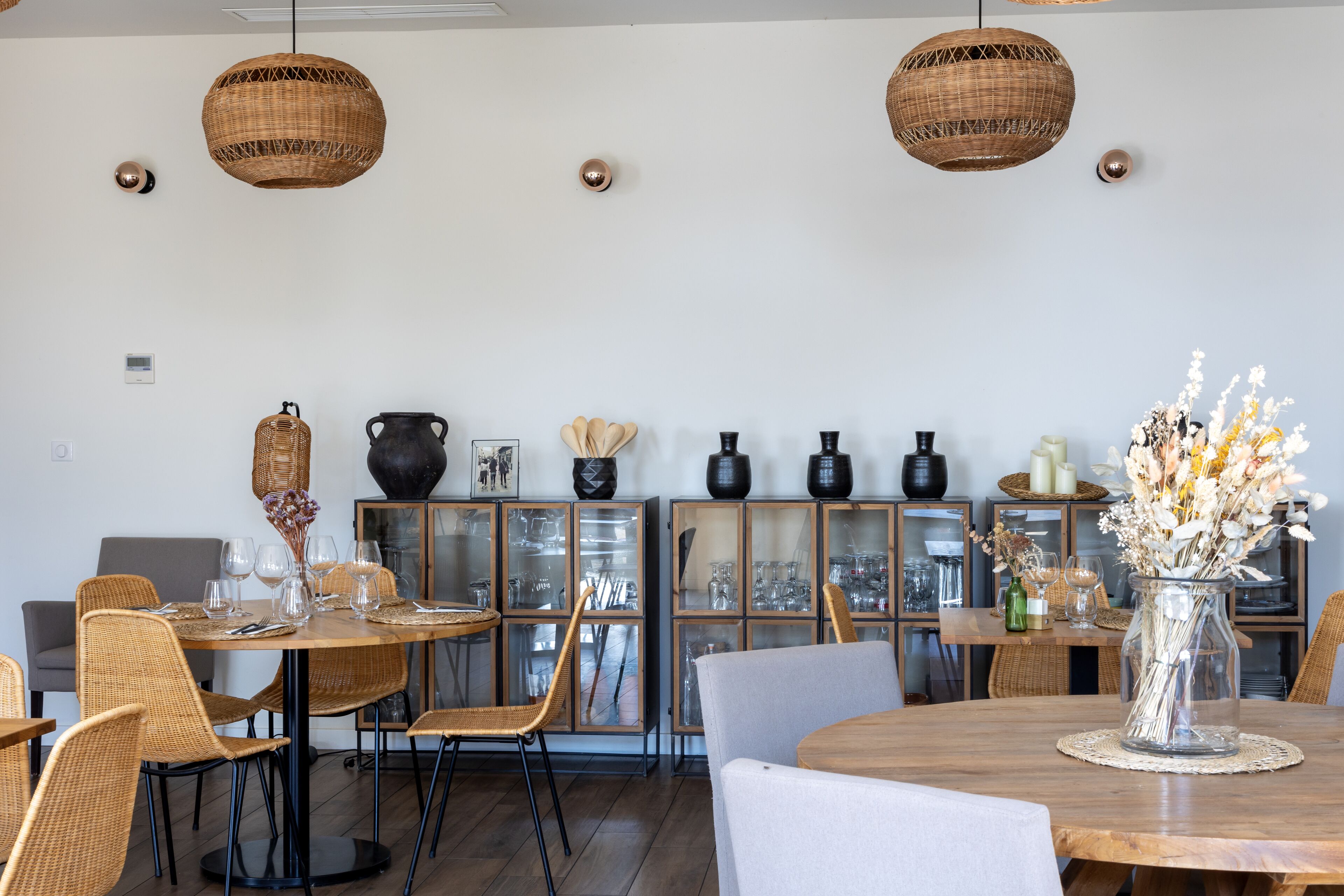 Dîner servi sur place