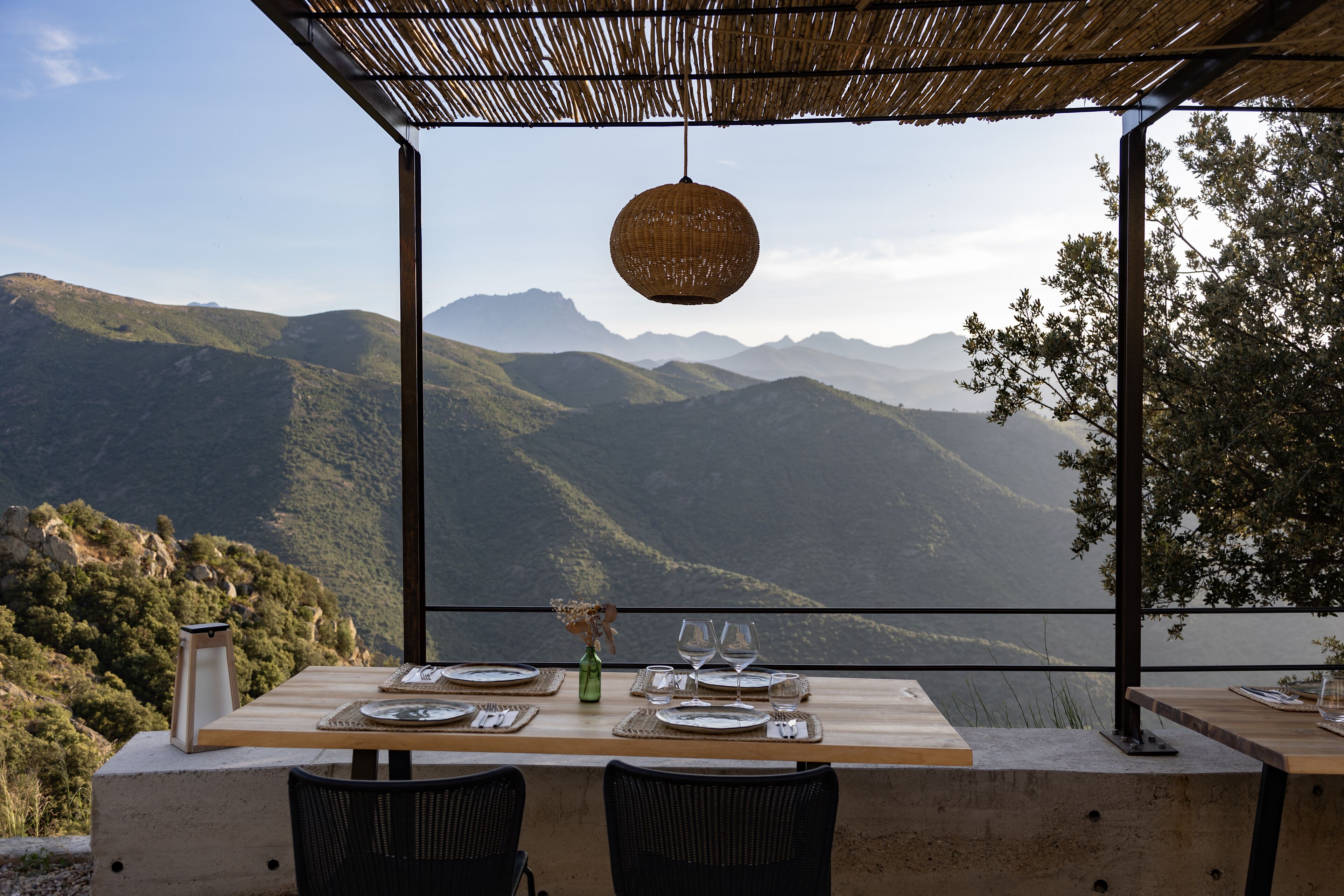 Dîner servi sur place