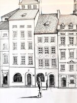 Front of property – evening/night