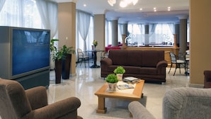 Sitteområde i lobbyen
