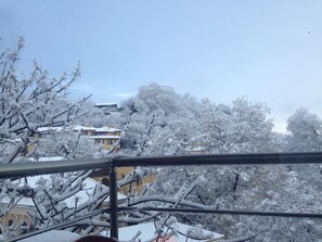 Uitzicht vanaf balkon