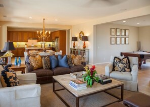 House, Multiple Beds (Bella Villa de Mission) | Living room | DVD player - Bella Villa de Mission (Rancho Mirage)