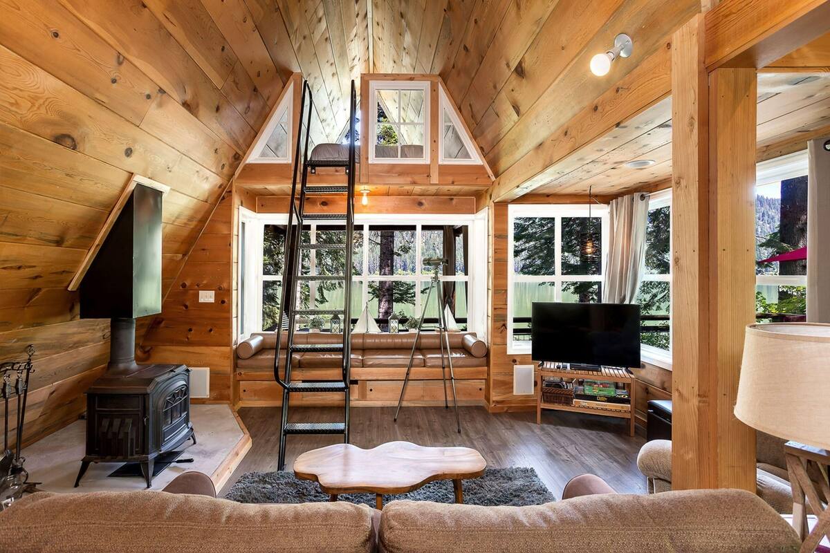 Cabana, 1 quarto | Sala de estar