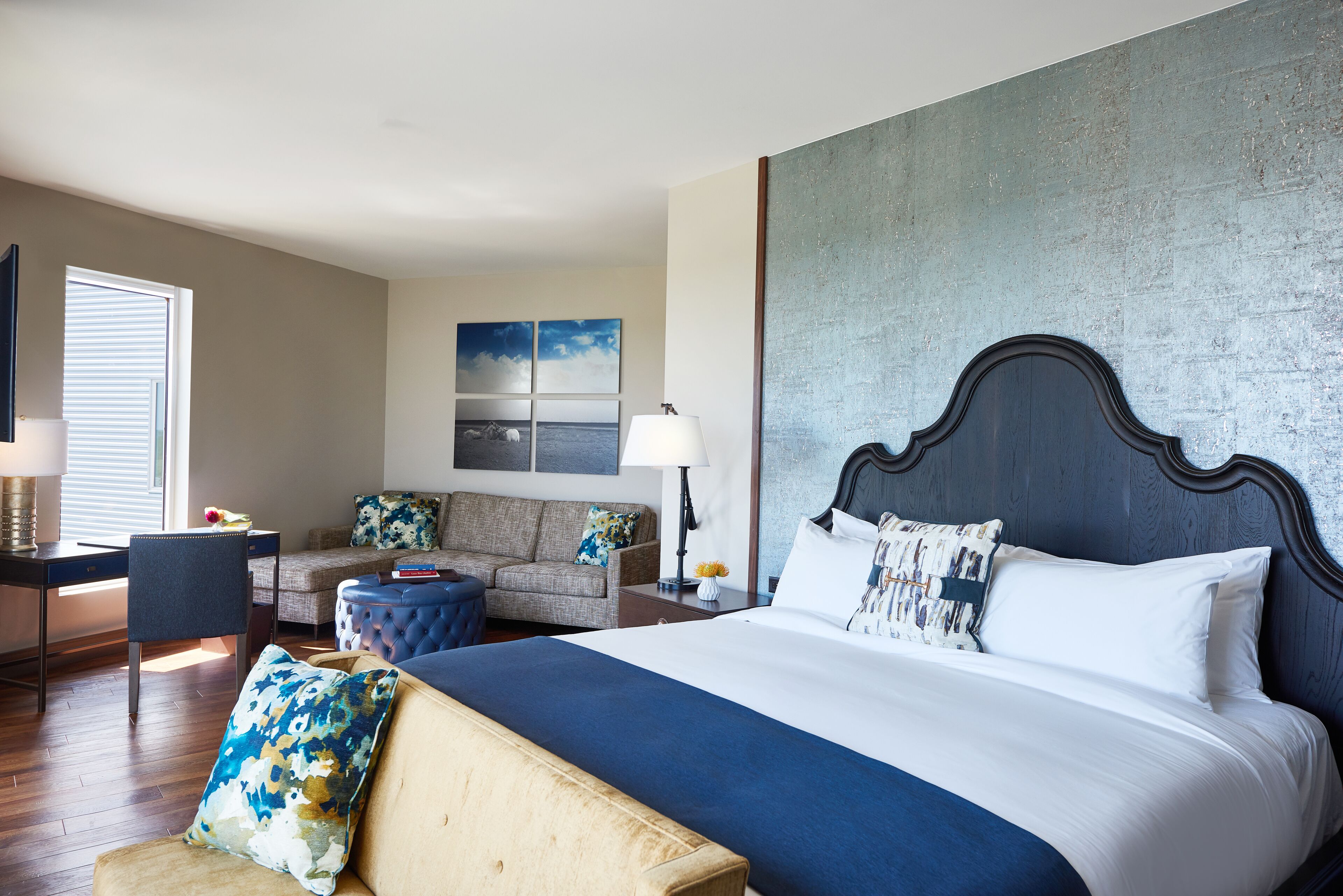 Italienische Bettbezüge von Frette, hochwertige Bettwaren, Zimmersafe