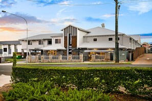 Blick von der Unterkunft