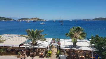 Blick von der Unterkunft