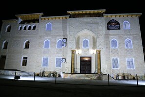Front of property - evening/night - Grand Emir Residence (Bukhara)