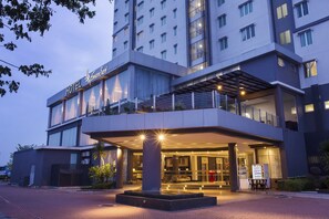 Overnatningsstedets indgangsparti