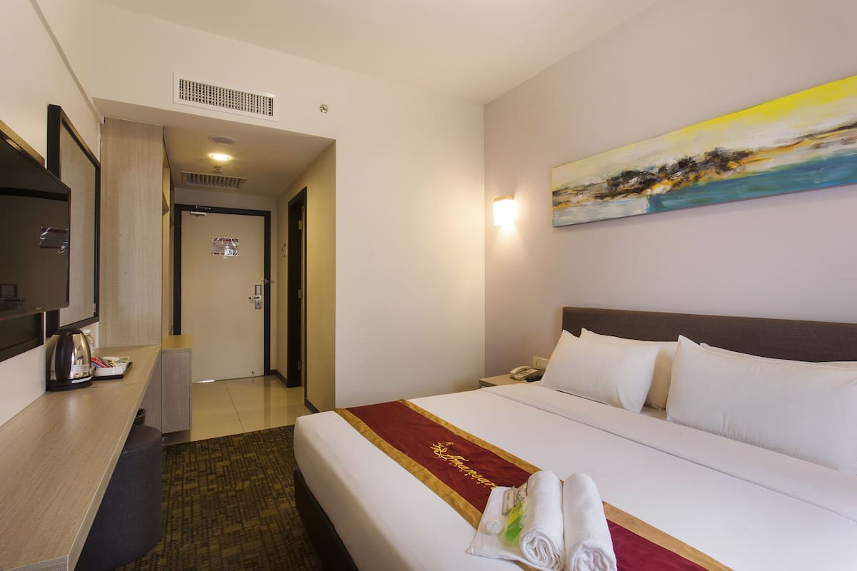 1 habitación, minibar, caja de seguridad en la habitación y escritorio